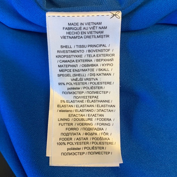 Ralph Lauren Side Sash Crossover V Neck Cocktail Dress size 0 - Picture 8 of 8